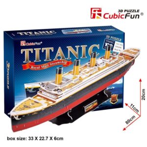 [:ru_RU]3D пазл “Титаник”, большая модель, 113 элементов[trim][:ro_RO]3D puzzle “Titanic”, model mare, 113 elemente