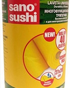 [:ru_RU]Sano Многофункциональные салфетки Roll Yellow, 40 шт[trim][:ro_RO]Sano Lavete unevirsale Roll Yellow, 40 buc