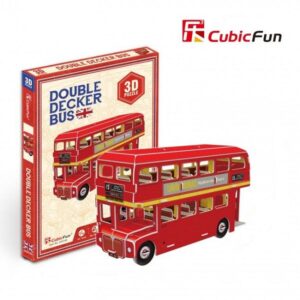 [:ru_RU]3D пазл “Английский двухэтажный автобус”, 66 элементов[trim][:ro_RO]3D puzzle “Autobuz englezesc cu etaj”, 66 elemente