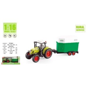 [:ru_RU]1:16 Инерционный трактор "Trailered Farm Tractor"[trim][:ro_RO]1:16 Tractor cu fricțiune "Trailered Farm Tractor" (lumina / sunet)