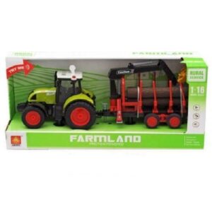 [:ru_RU]1:16 Инерционный трактор "Trailered Farm Tractor" (свет / звук)[trim][:ro_RO]1:16 Tractor cu fricțiune "Trailered Farm Tractor" (lumina / sunet)