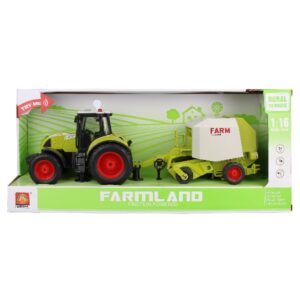 [:ru_RU]1:16 Инерционный трактор "Trailered Farm Tractor"[trim][:ro_RO]1:16 Tractor cu fricțiune "Trailered Farm Tractor" (lumina / sunet)