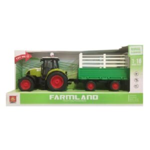 [:ru_RU]1:16 Инерционный трактор «Trailered Farm Tractor» (свет / звук)[trim][:ro_RO]1:16 Tractor cu fricțiune "Trailered Farm Tractor" (lumina / sunet)