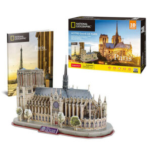 [:ru_RU]3D пазл “Собор Парижской Богоматери”, 128 элементов[trim][:ro_RO]3D puzzle “Notre Dame De Paris”, 128 elemente