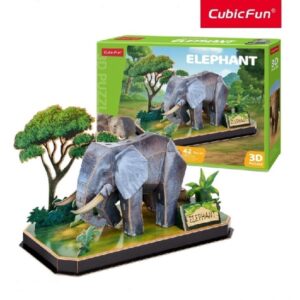 [:ru_RU]3D пазл "Слон", 42 элемента[trim][:ro_RO]3D puzzle "Elefenat", 42 elemente