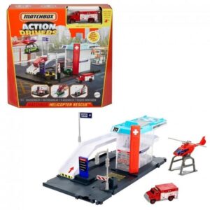 [:ru_RU]Hot Wheels Игровой набор "Спасательный вертолёт" Matchbox[trim][:ro_RO]Hot Wheels Set Elicopterul de Salvare Matchbox