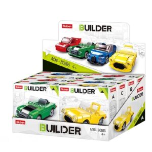 [:ru_RU]КОНСТРУКТОР Builder — Cars[trim][:ro_RO]Set de construcție ”Construiește un automobil”, 4 modele, de la 44 pînă la 45 elem.