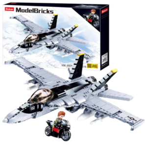 [:ru_RU]КОНСТРУКТОР Model Bricks — F/A-18E Super Bumblebee[trim][:ro_RO]Set de construcție „Super avion de vânătoare Bumblebee”, 682 elem.