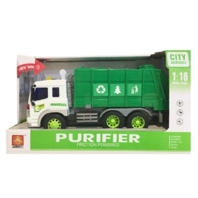 [:ru_RU]1:16 Инерционный Мусоровоз (свет / звук)[trim][:ro_RO]1:16 Camion de gunoi cu fricțiune (lumini /sunete) (Копировать)